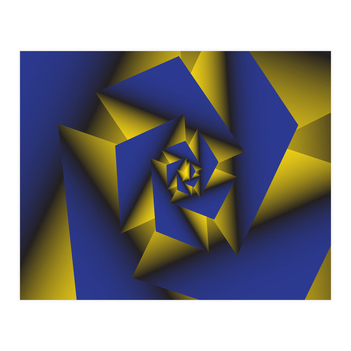 Blue Tech Spiral (Print Only)