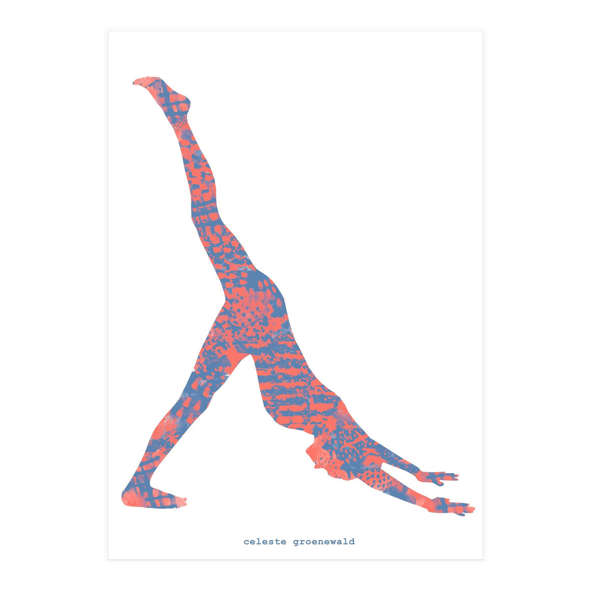 Three Legged Downward Dog (Print Only)