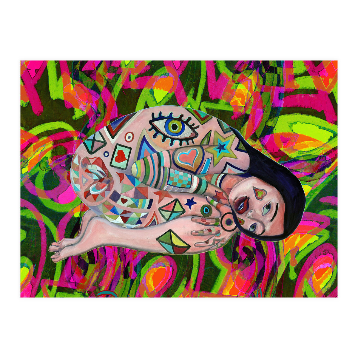 Chica Tatuada B (Print Only)