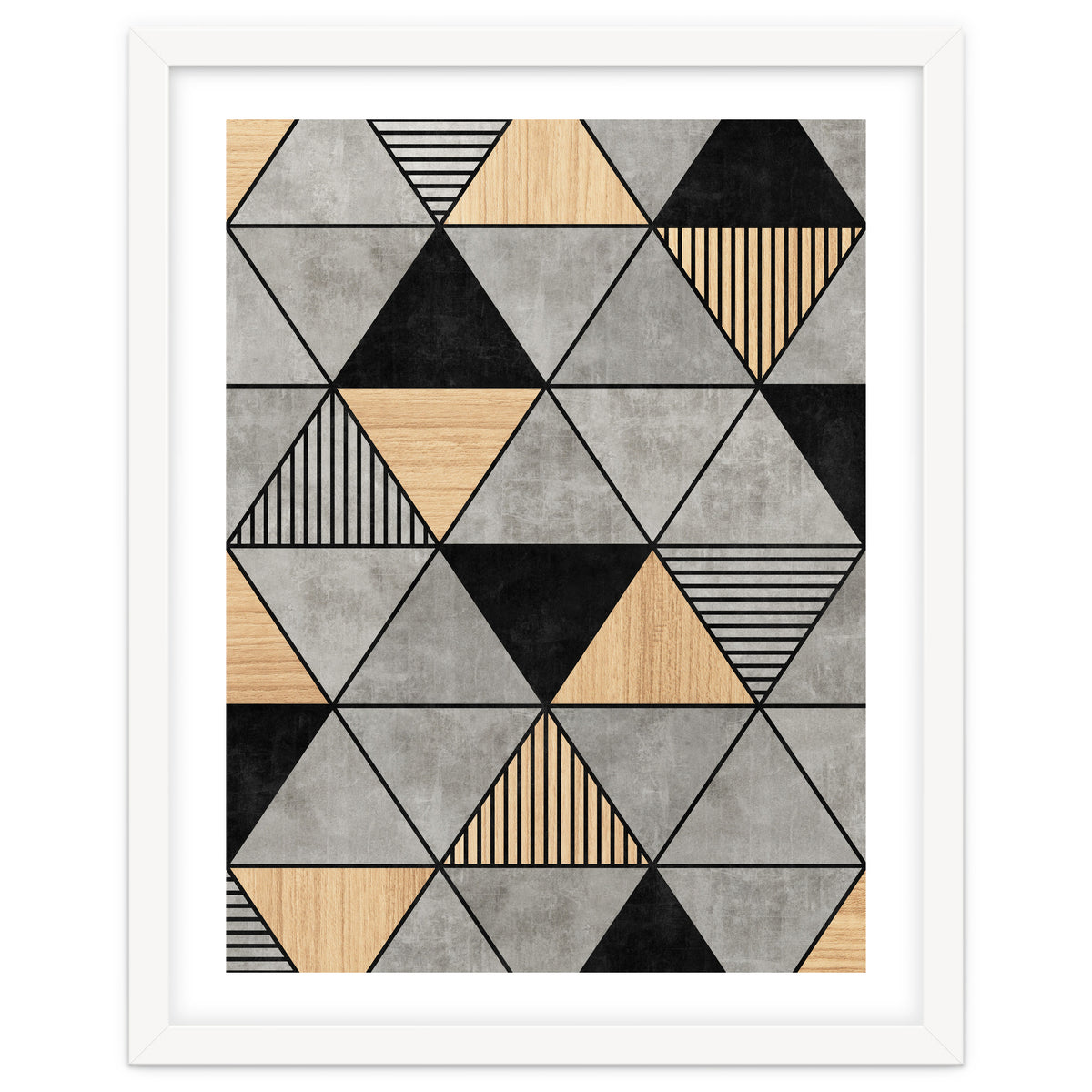 Concrete and Wood Triangles 2