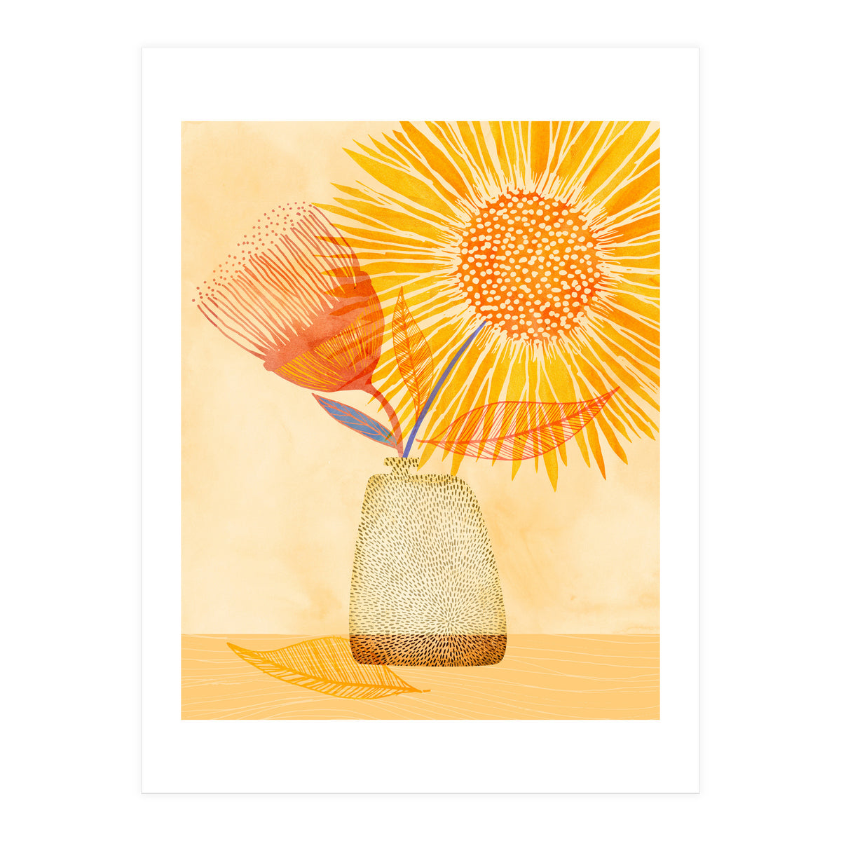 Tuesday Afternoon Sunflowers (Print Only)