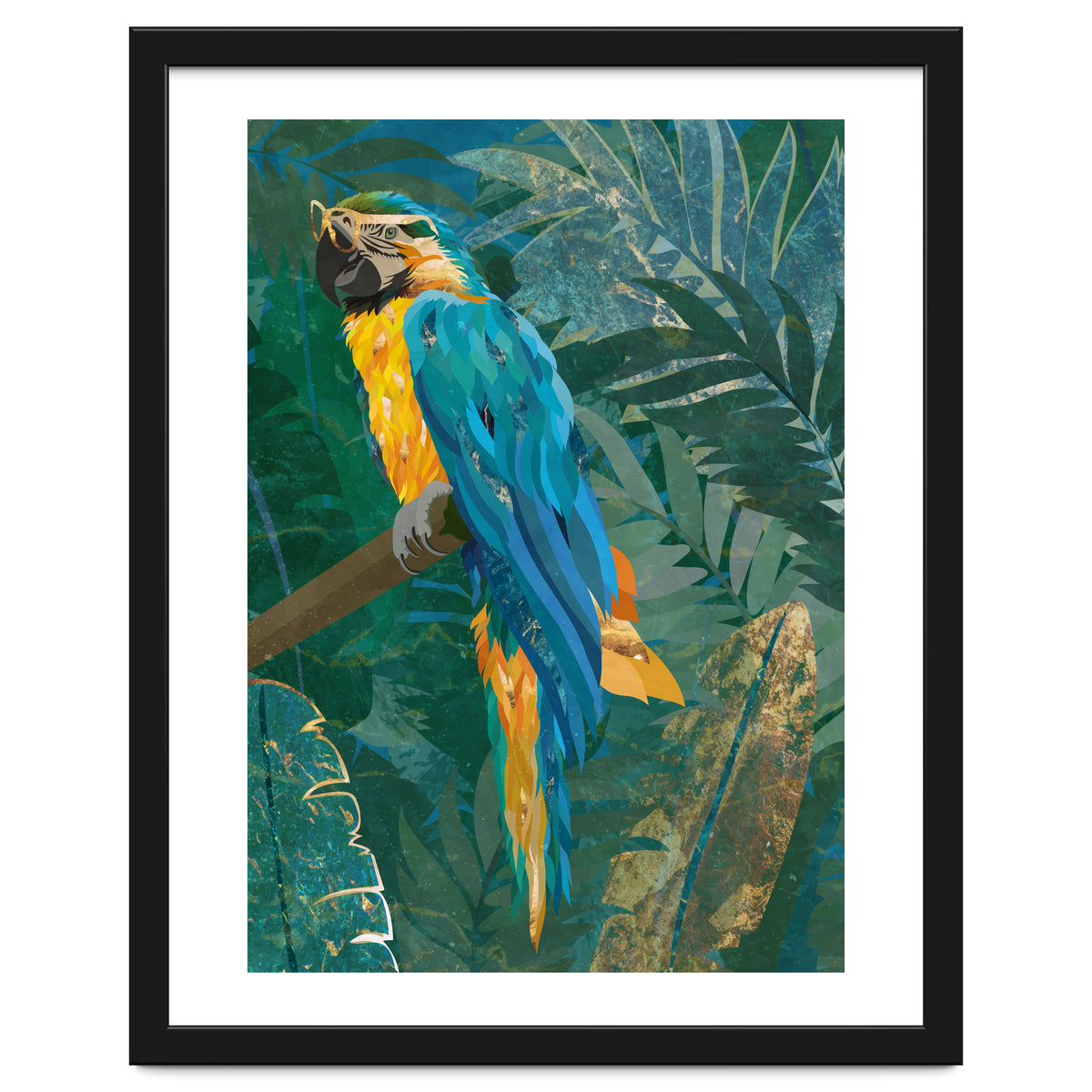 Macaw Meditation in the tropical jungle