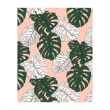 Hand drawing monstera pastel color (Print Only) thumbnail