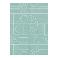 My Favorite Geometric Patterns No.25 - Light Blue (Print Only)