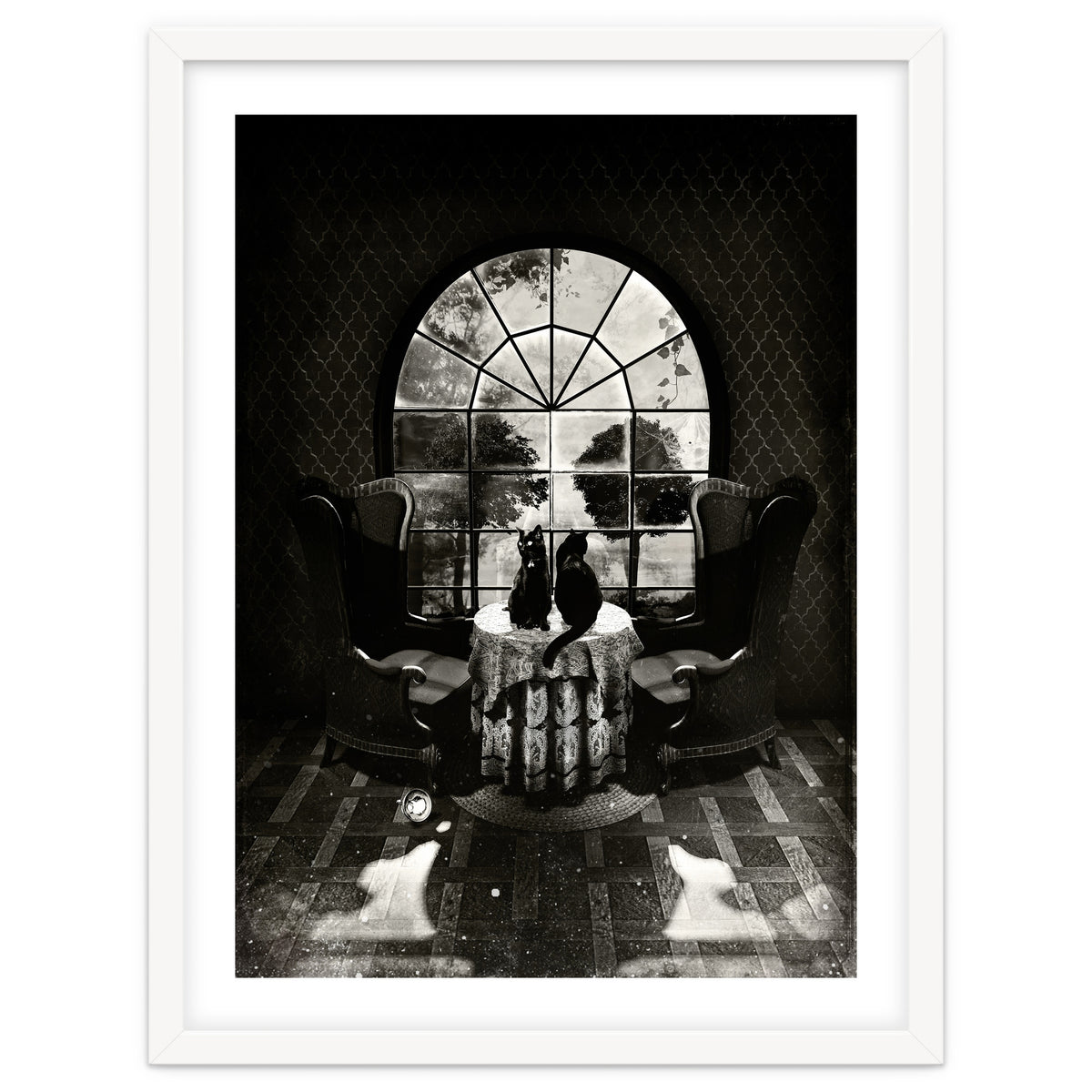 Room Skull Bw