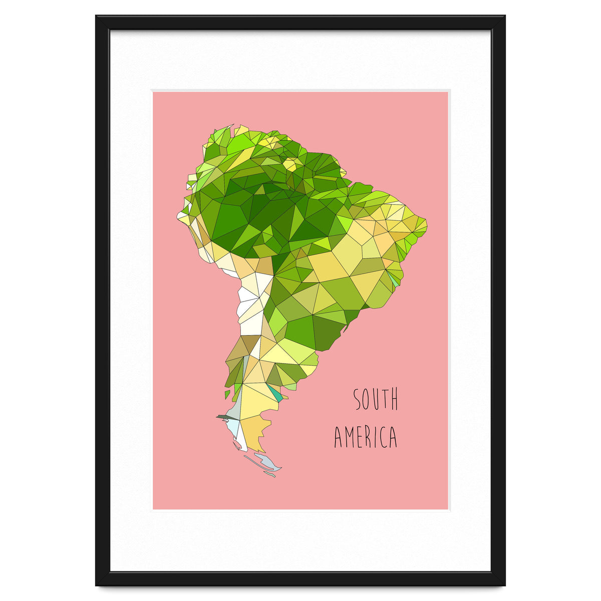 SOUTH AMERICA – Pink