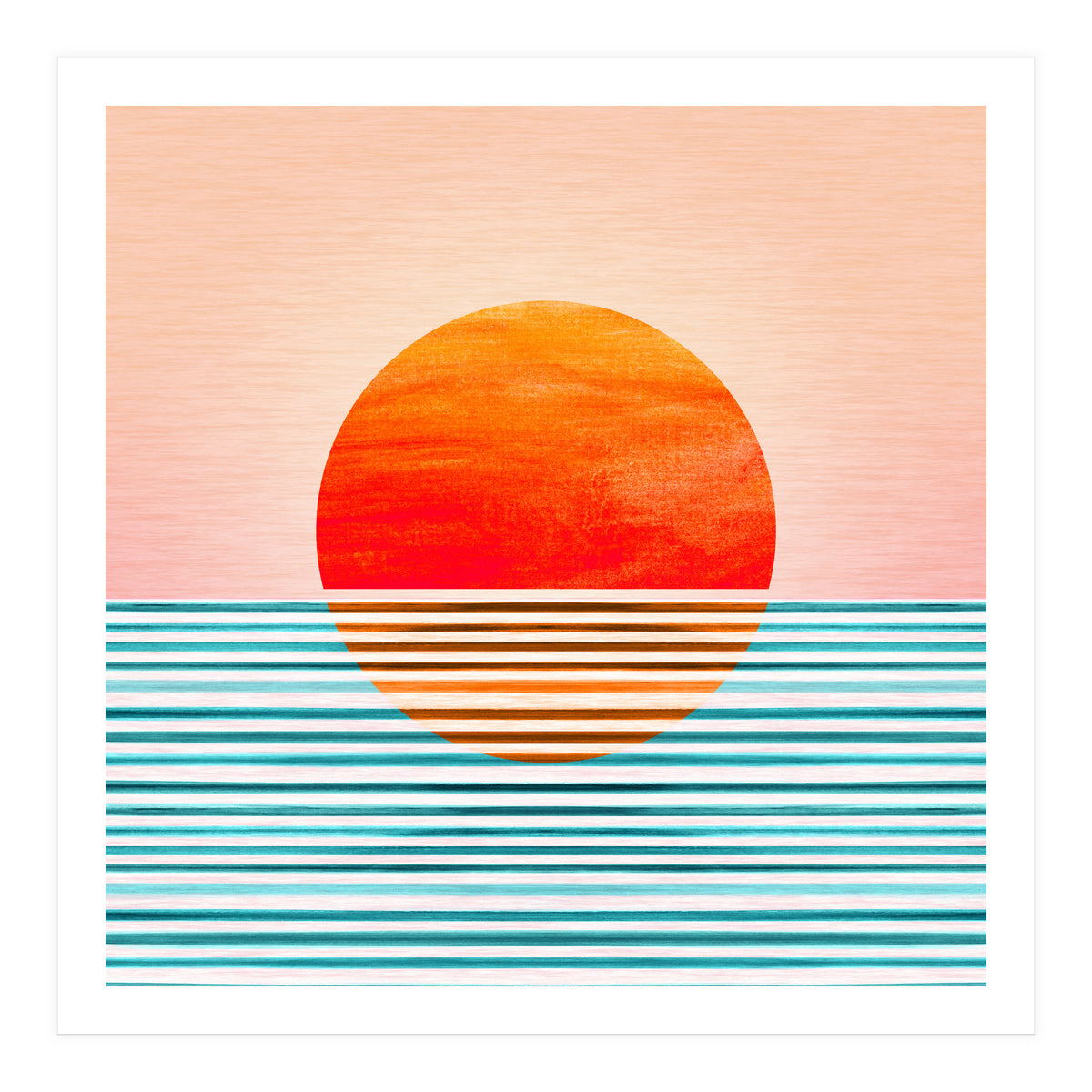 Minimalist Sunset III (Print Only)