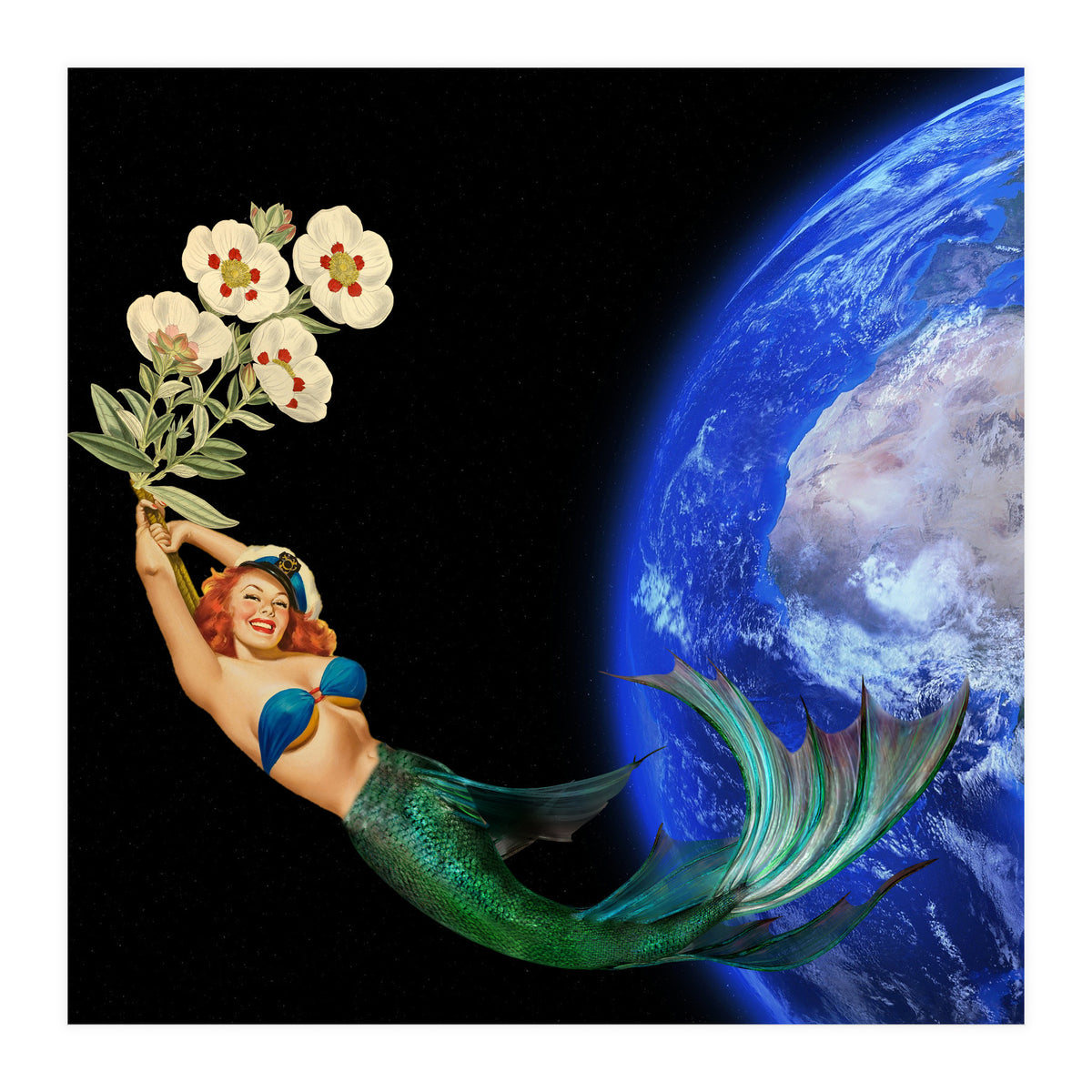 Swimming Away Earth  (Print Only)