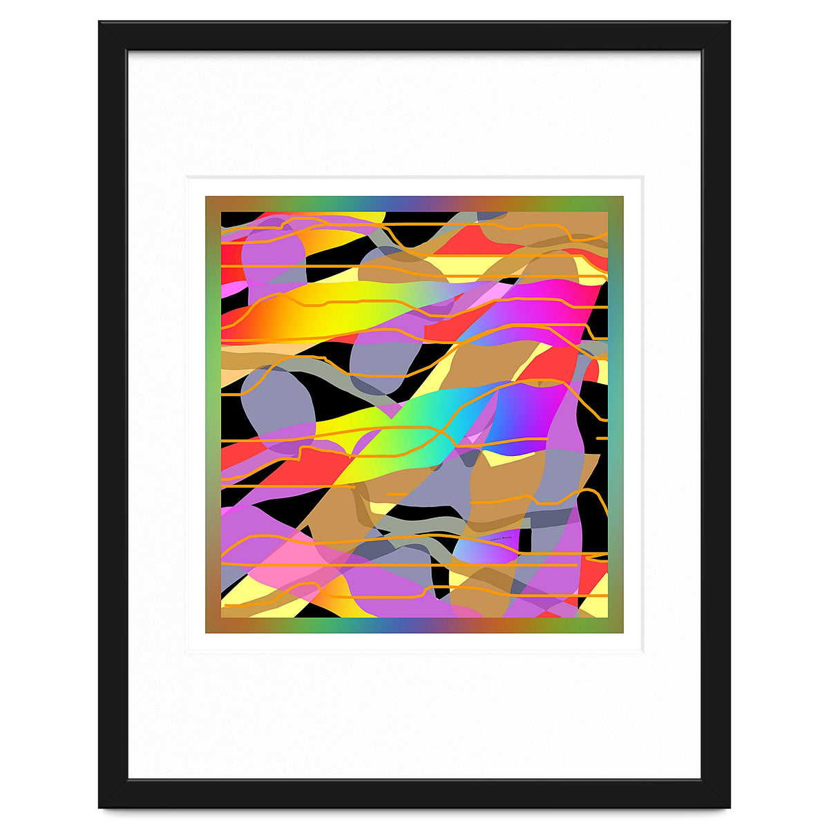 ABSTRACT COLOR BANDS