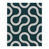 My Favorite Geometric Patterns No.35 - Green Tinted Navy Blue (Print Only) thumbnail