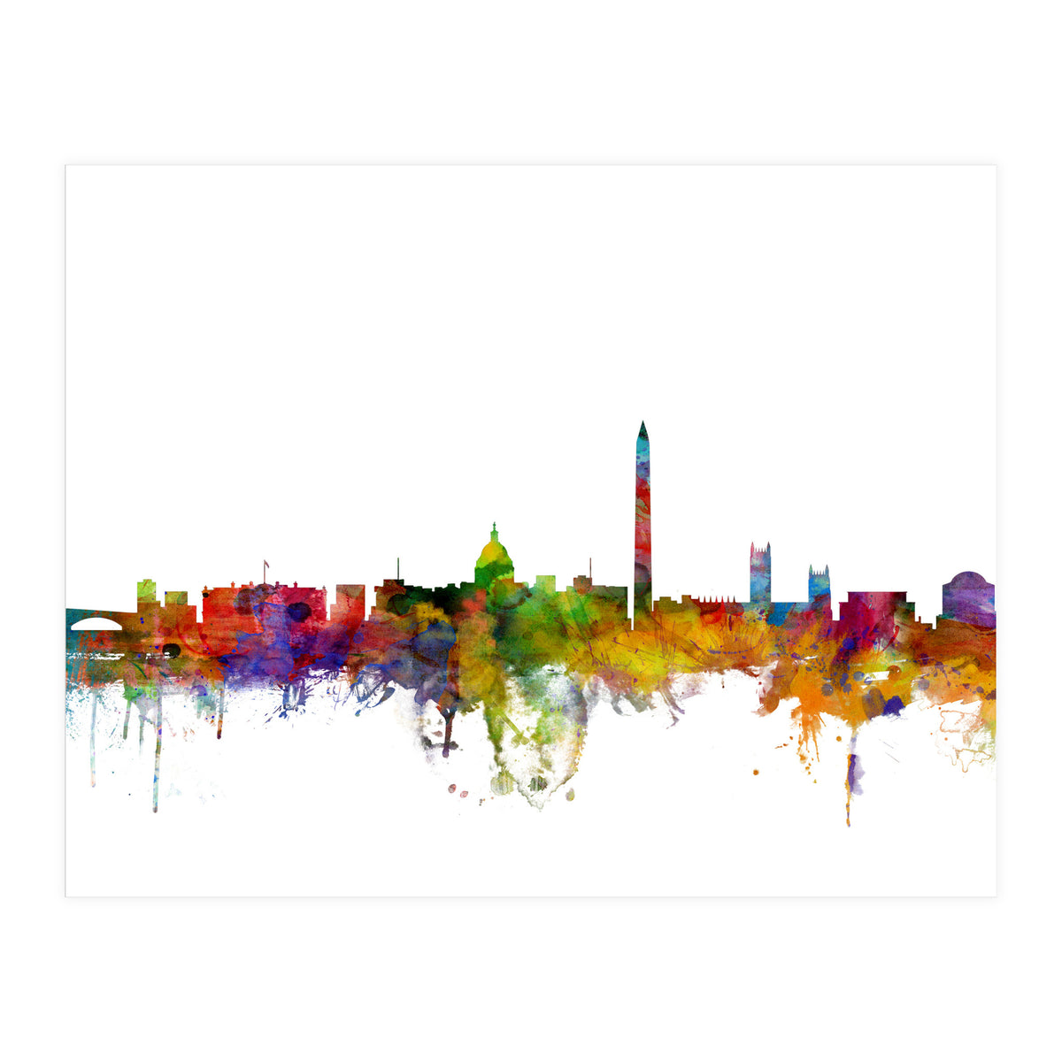 Washington DC Skyline (Print Only)