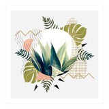 Abstract geometrical and botanical shapes (Print Only) thumbnail