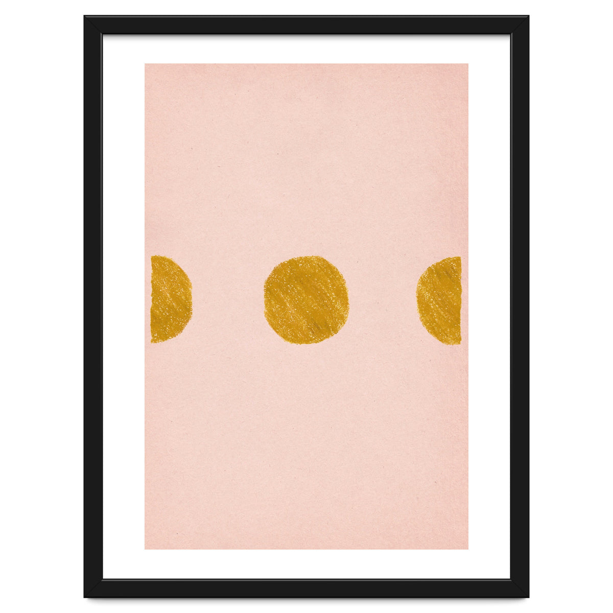 Pink and rust minimalist shapes