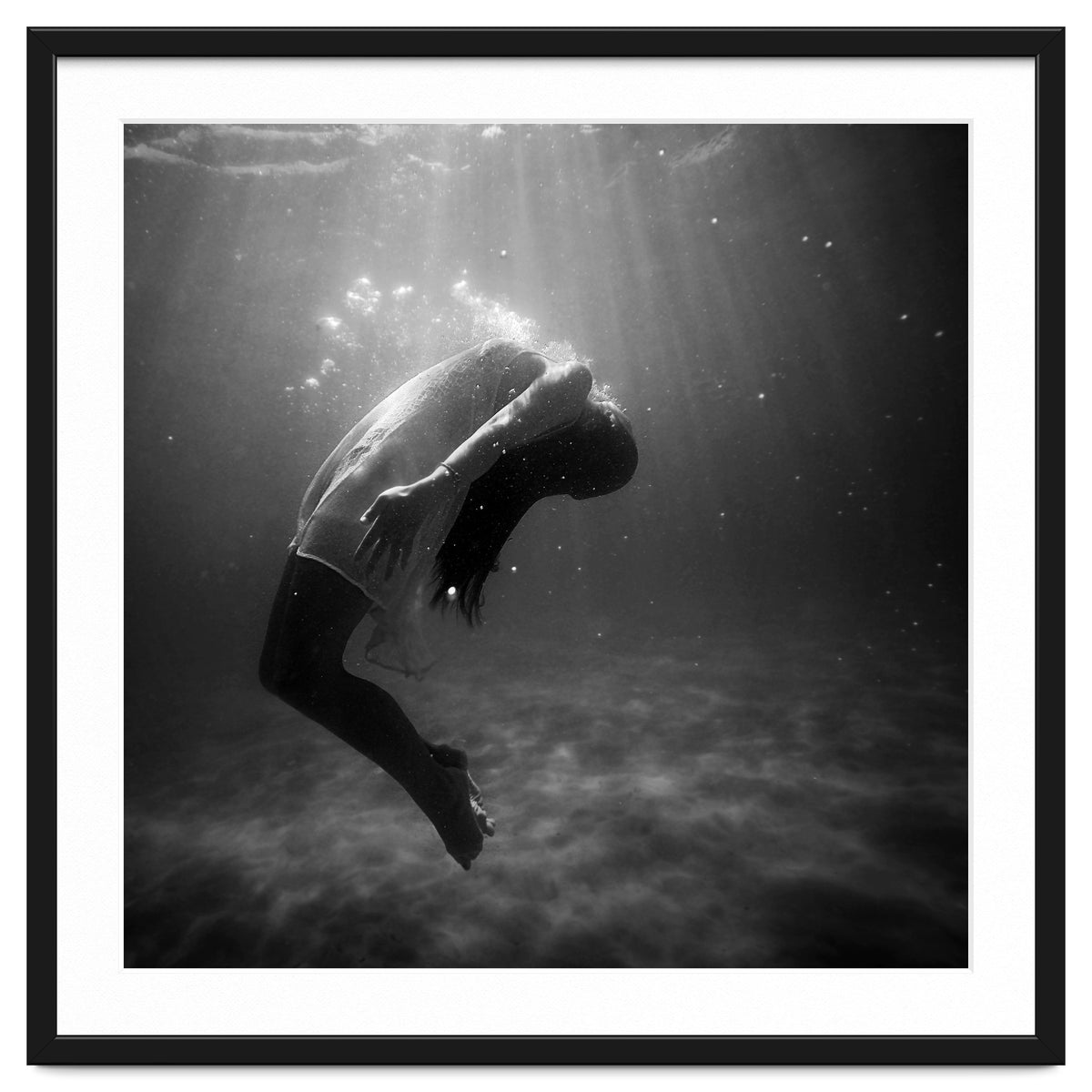 Woman Inside The Water