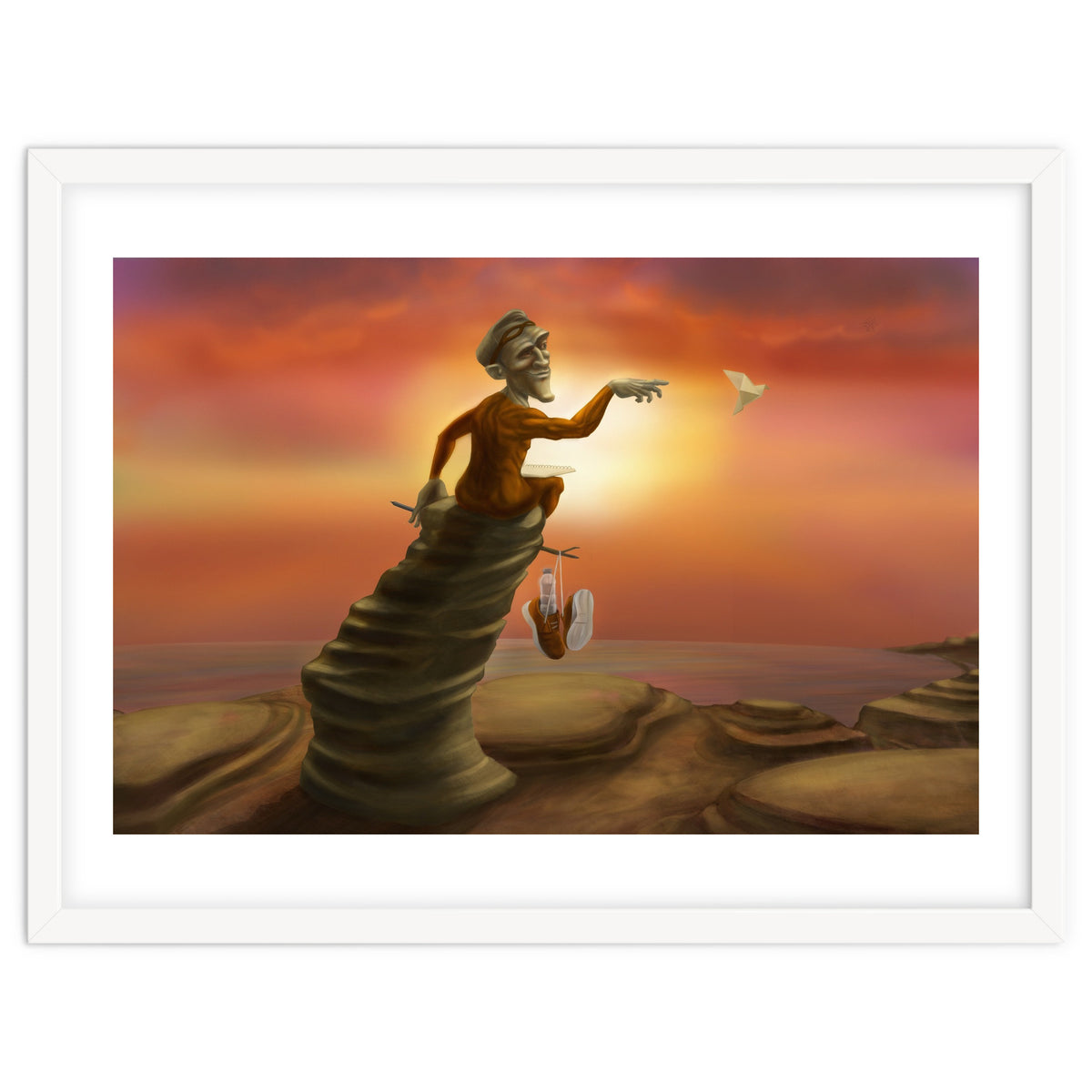 Superhero on a break