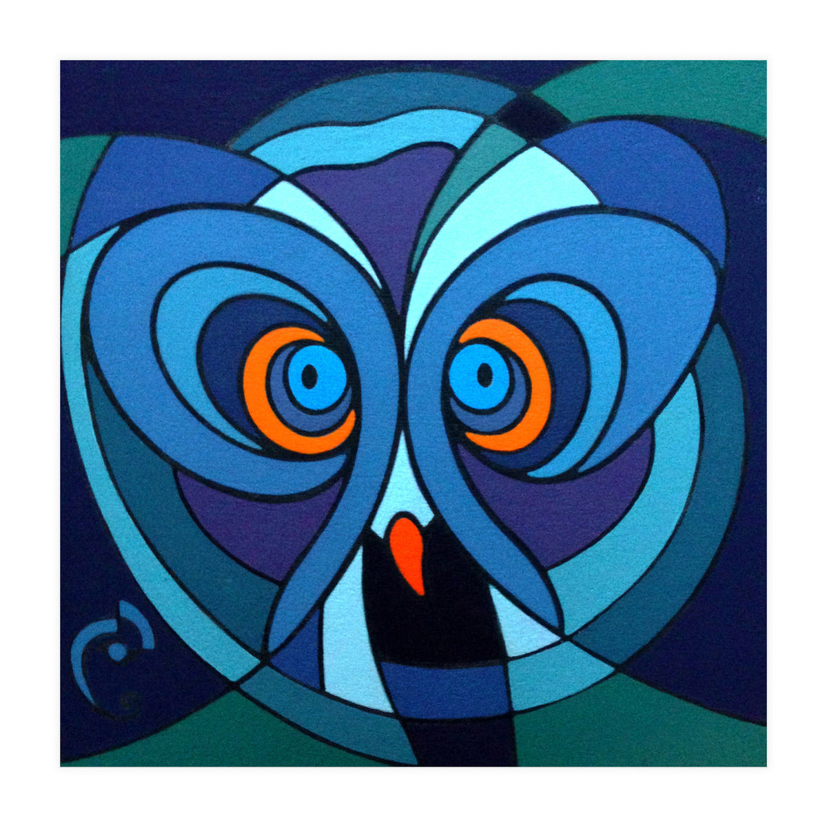 Owl by Chameleon Amour (Print Only)