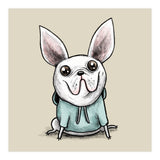French Bulldog in a Hoodie (Print Only) thumbnail