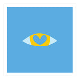 Heart Eye - BLUE (Print Only) thumbnail