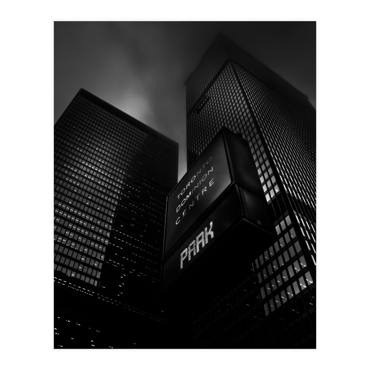 Downtown Toronto Fogfest No 16 (Print Only)