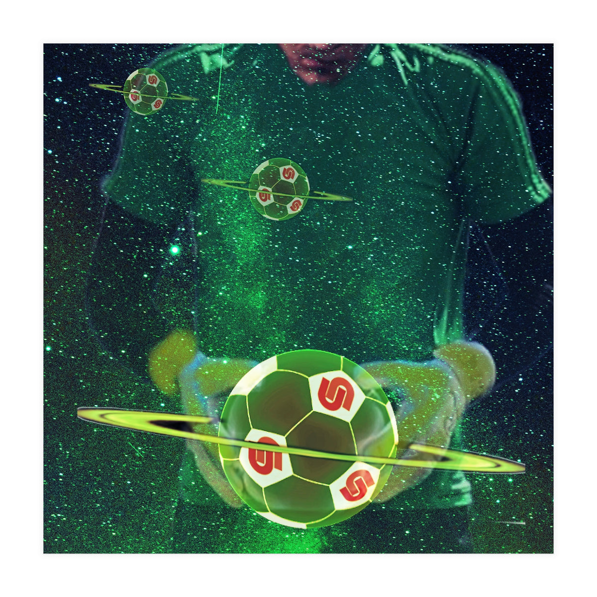 Football fans glimps of heaven. (Print Only)