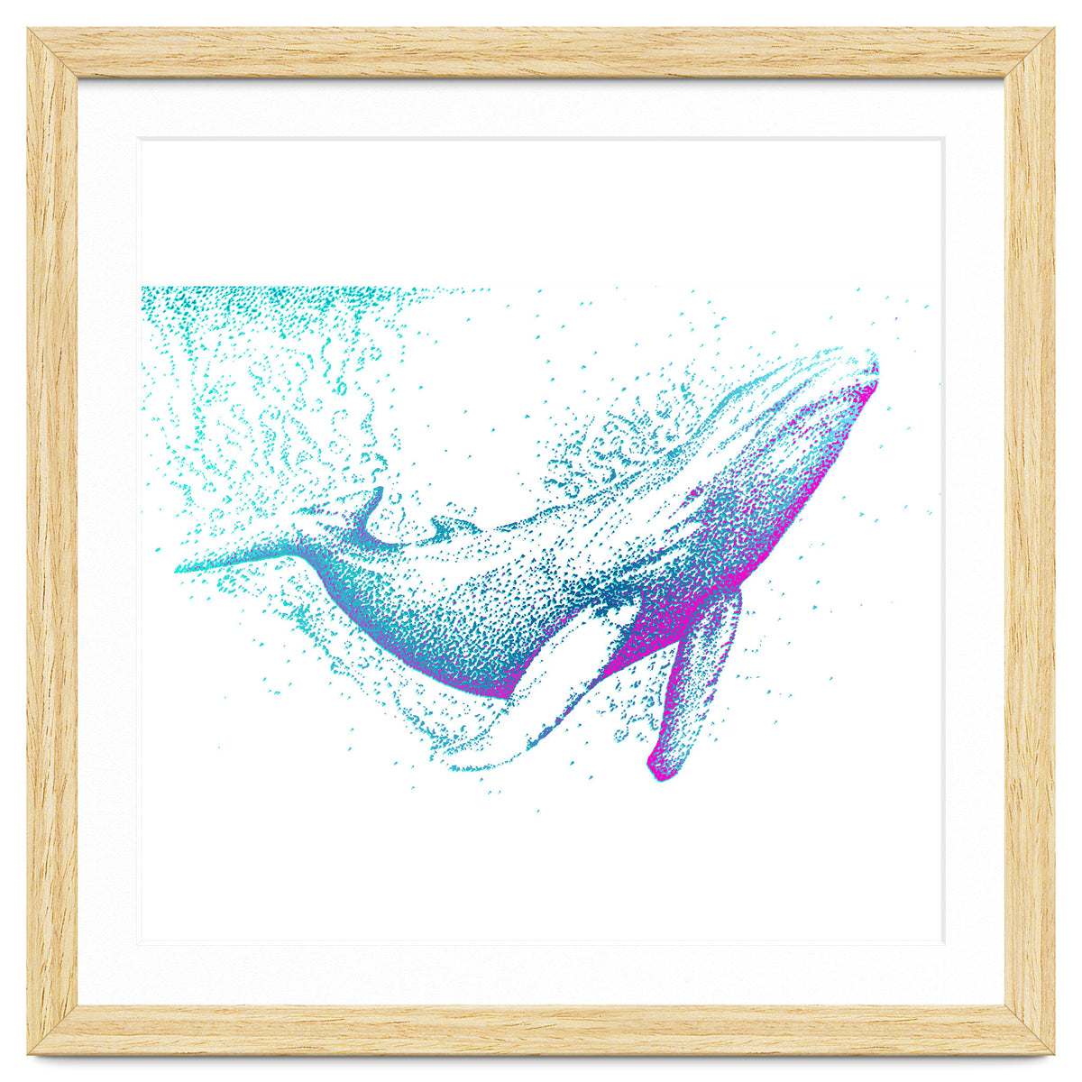 Diving Blue Whale