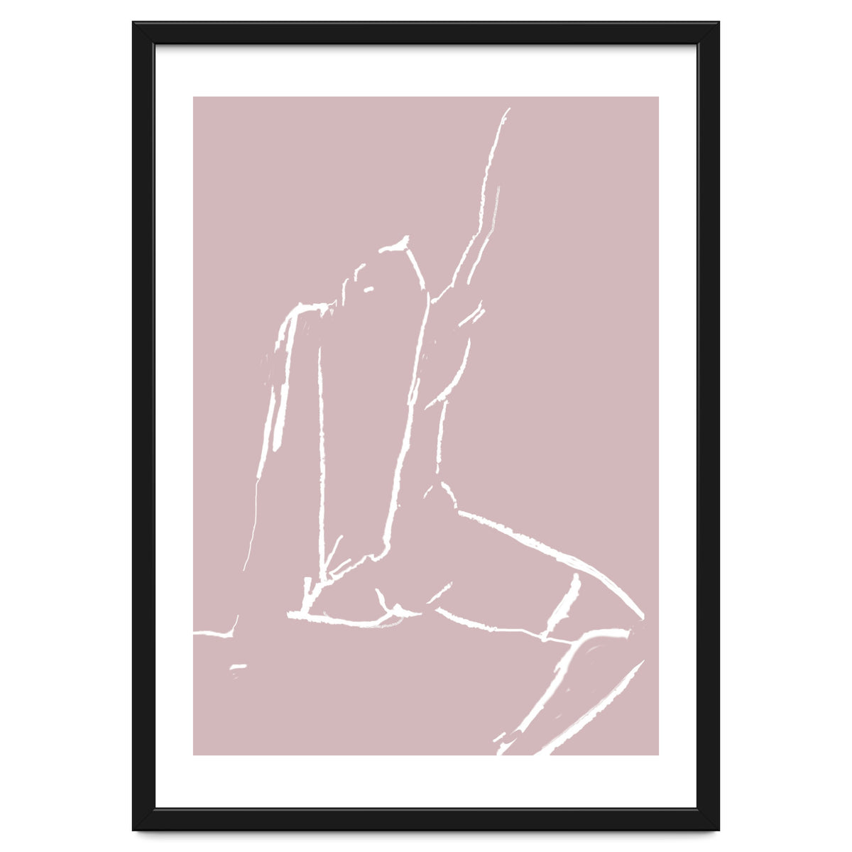 Seated Woman Pink