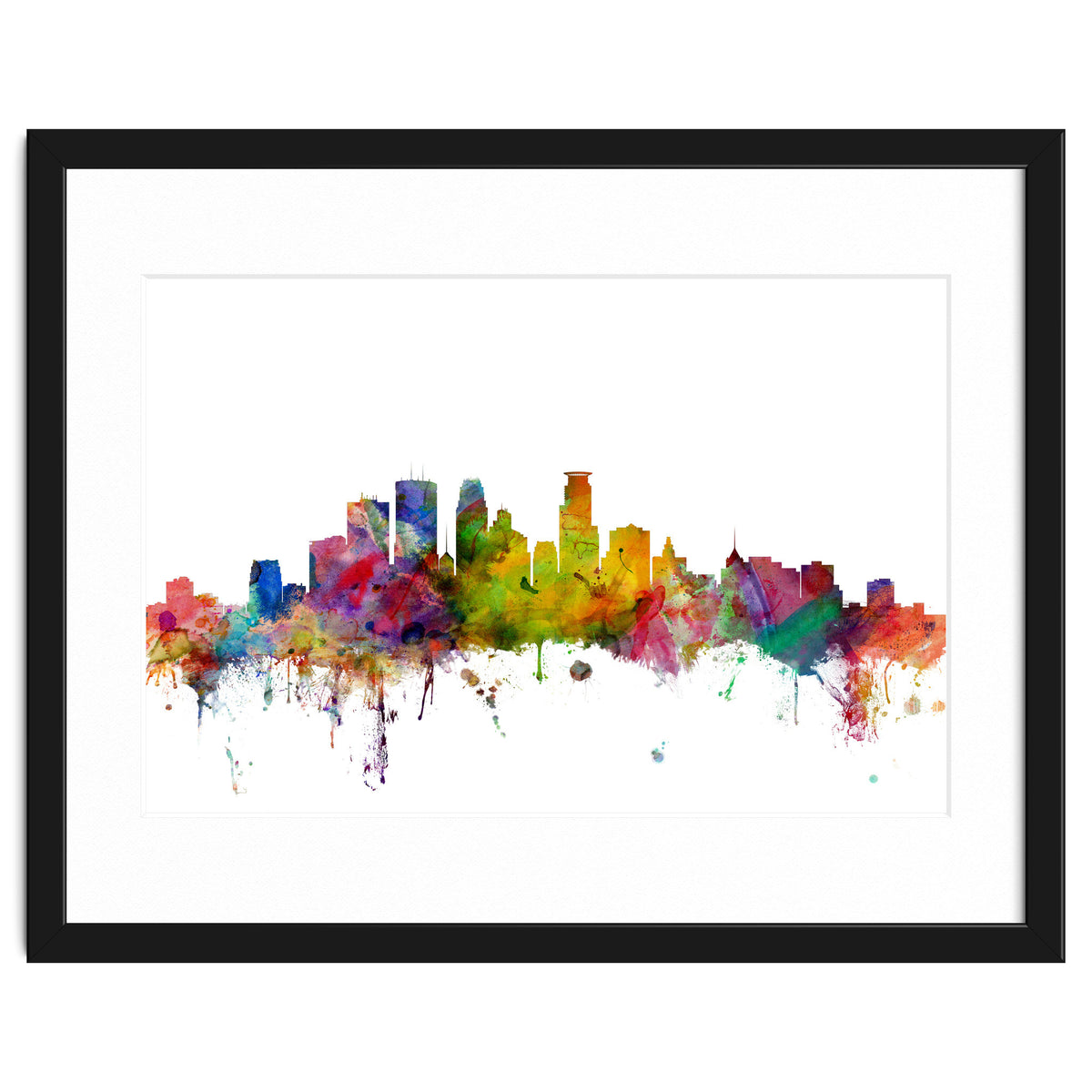 Minneapolis Minnesota Skyline