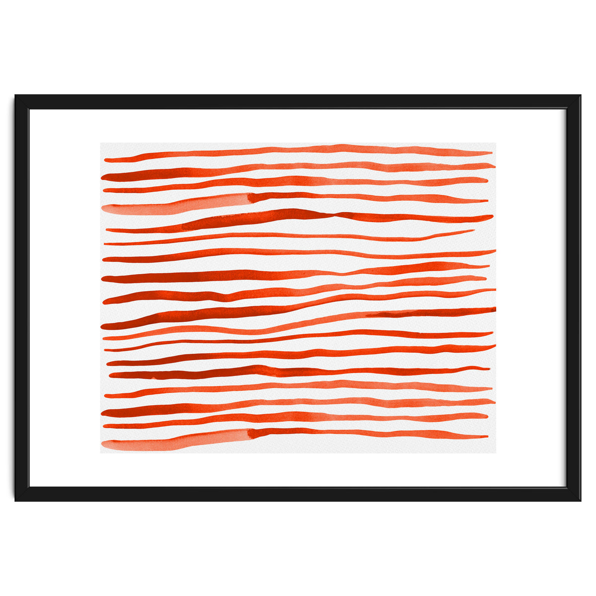 Irregular orange lines pattern