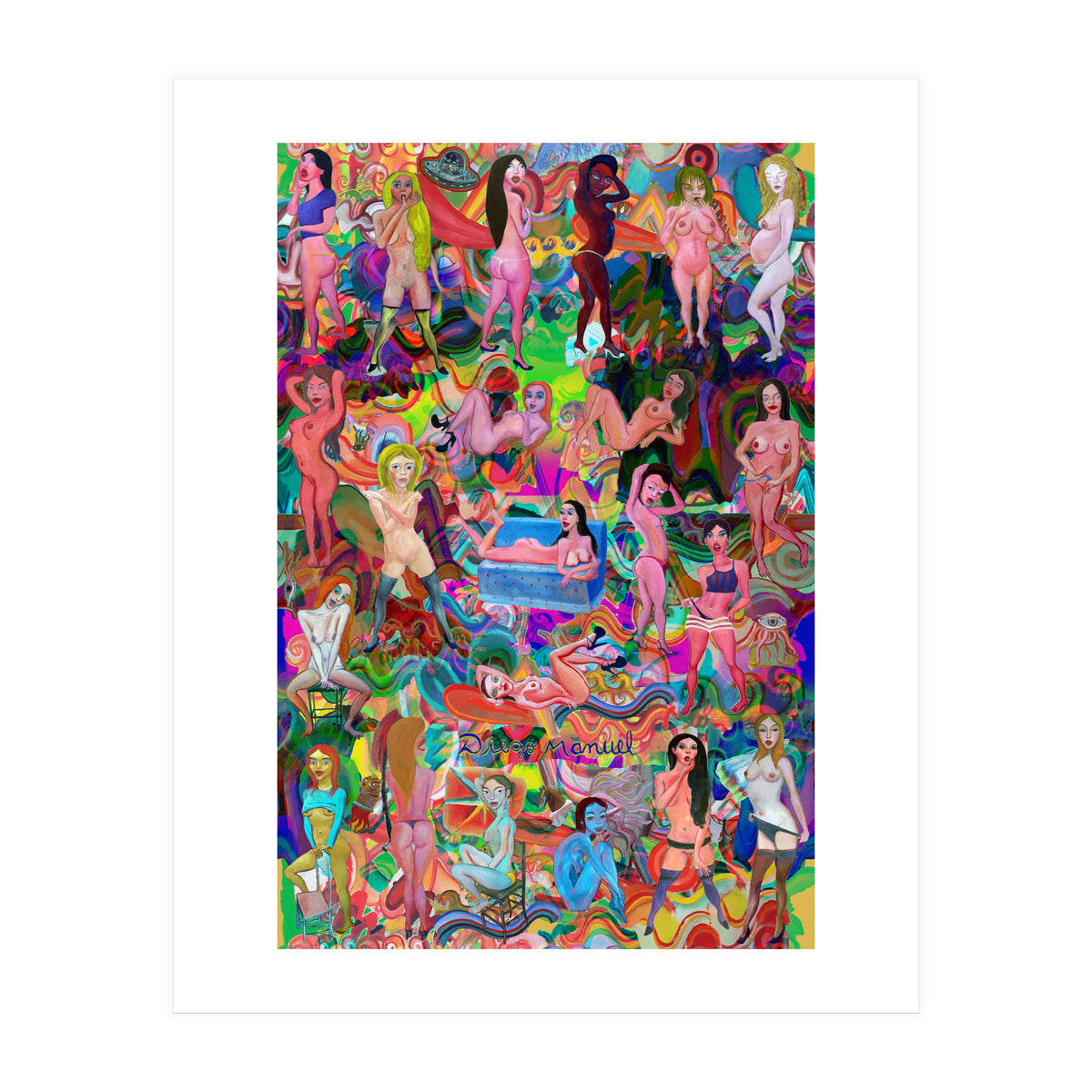 Chicas 3d 6 (Print Only)