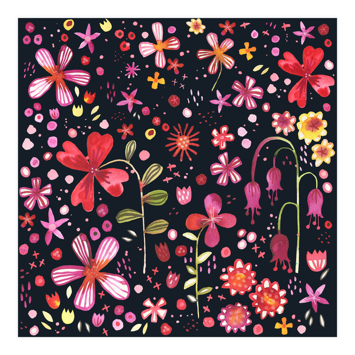 Overgrown Garden Dark (Print Only)