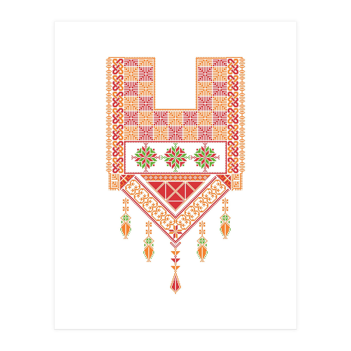 Tatreez Ornament 2 (Print Only)