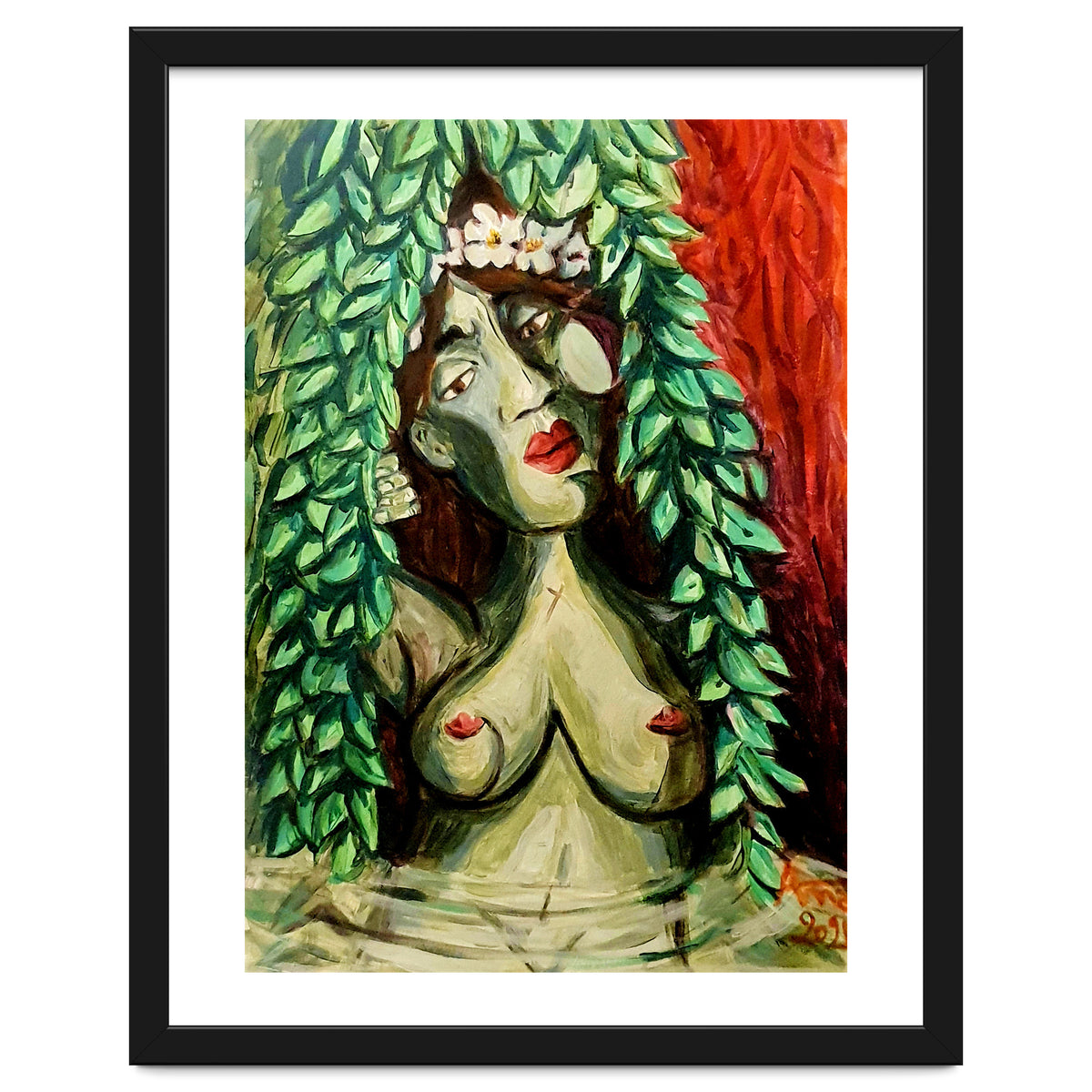 Under the willow tree