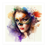 Watercolor Carnival Woman #11 (Print Only) thumbnail
