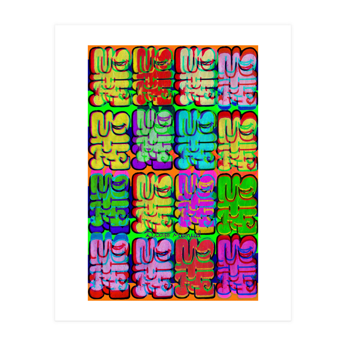 Graffitis 2021 Tapiz 120 (Print Only)