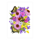 Corn Flowers and Swallowtails (Print Only) thumbnail