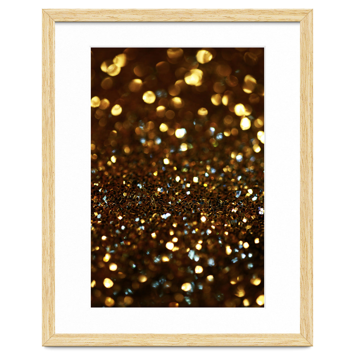 Golden glitter