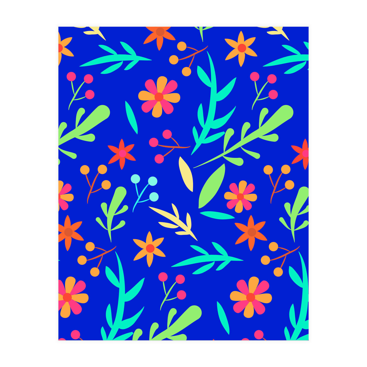 Blue Garden (Print Only)