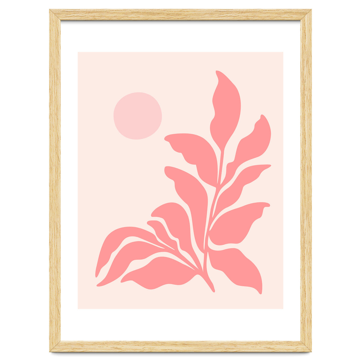 Mid Century Pink Garden