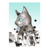 Wild grunge cat (Print Only) thumbnail