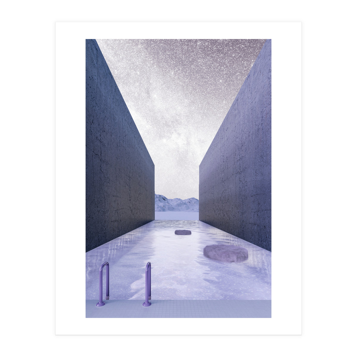 POOL SERIES-PURPLE (Print Only)