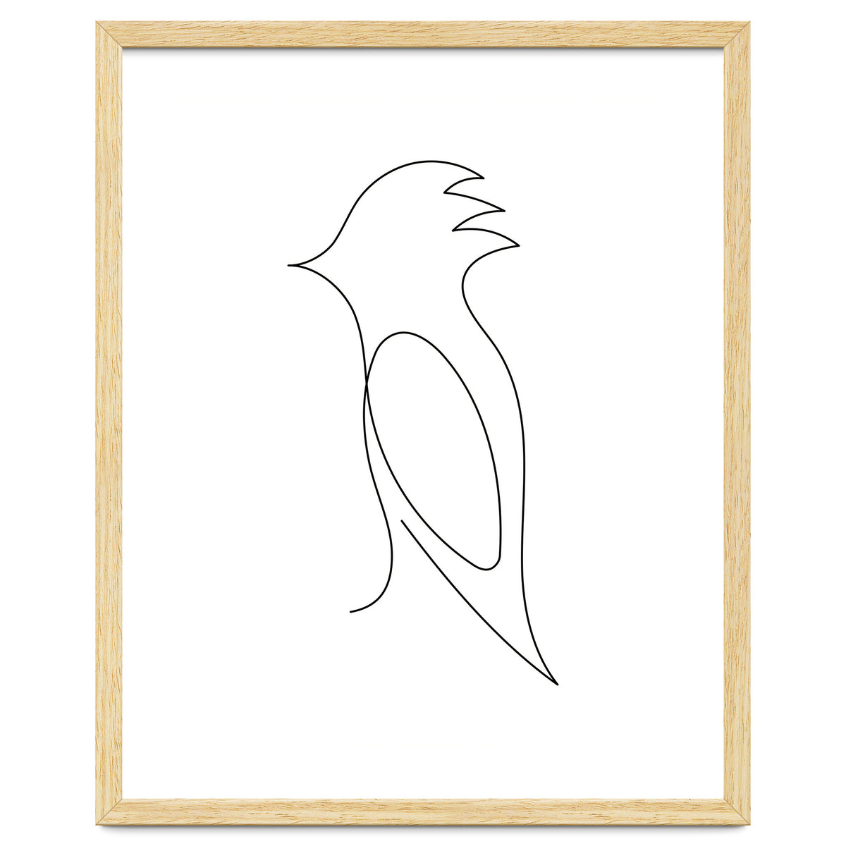 One Line Art Bird