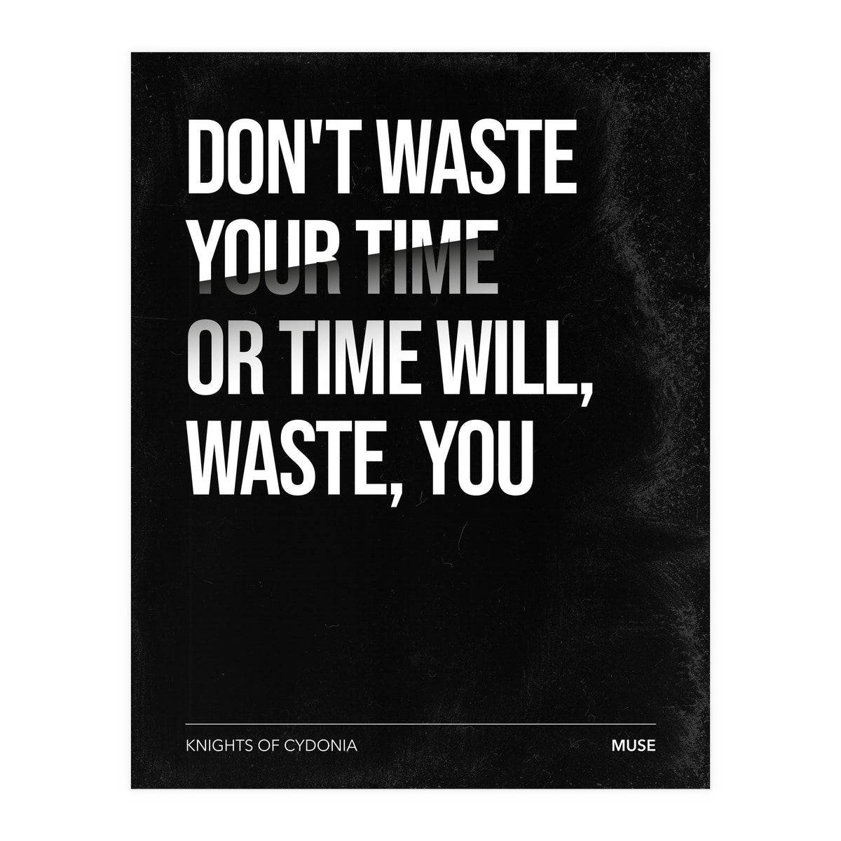 Muse - Knights Of Cydonia (Print Only)