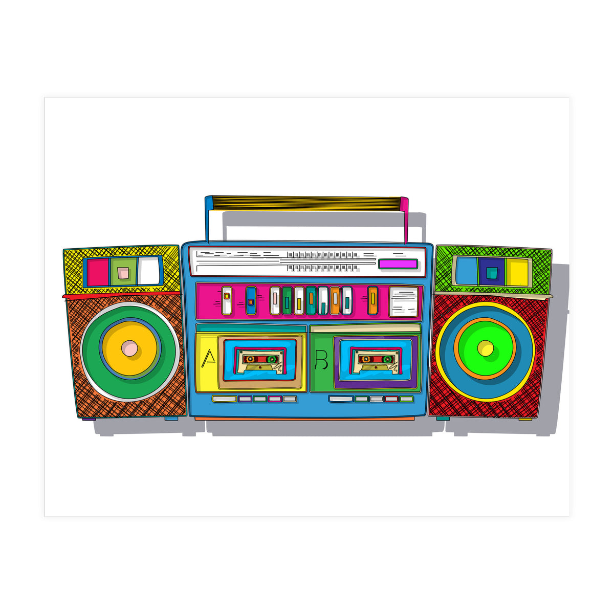 Boombox (Print Only)