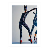 Cyborg dancing modern Ballet on Stage (Print Only) thumbnail