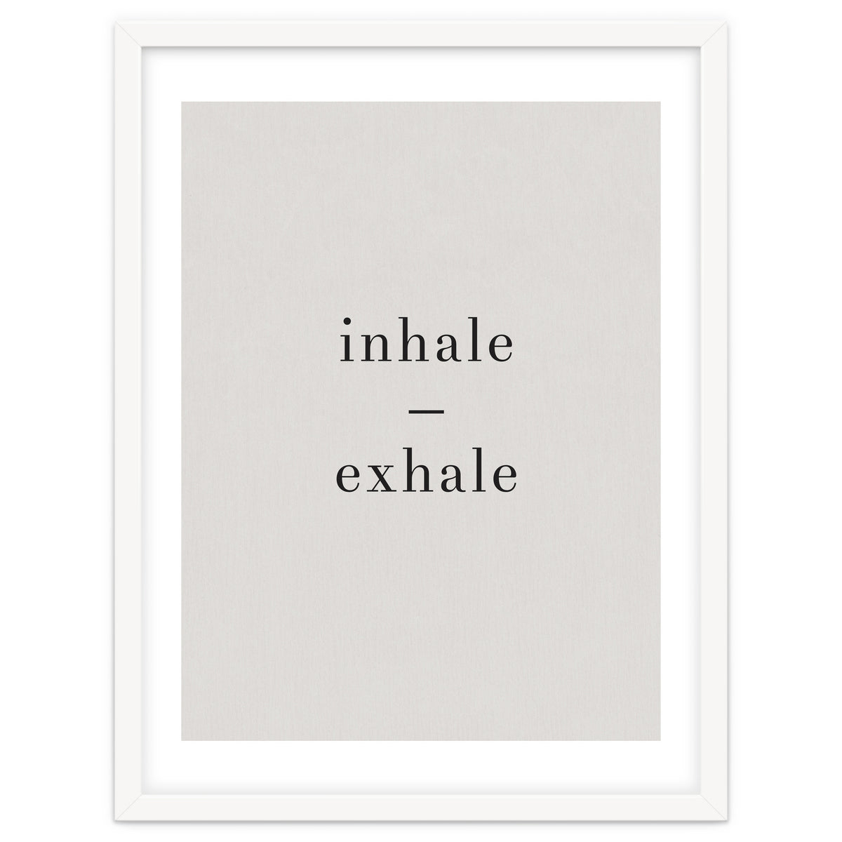 Inhale Exhale Grey Yoga