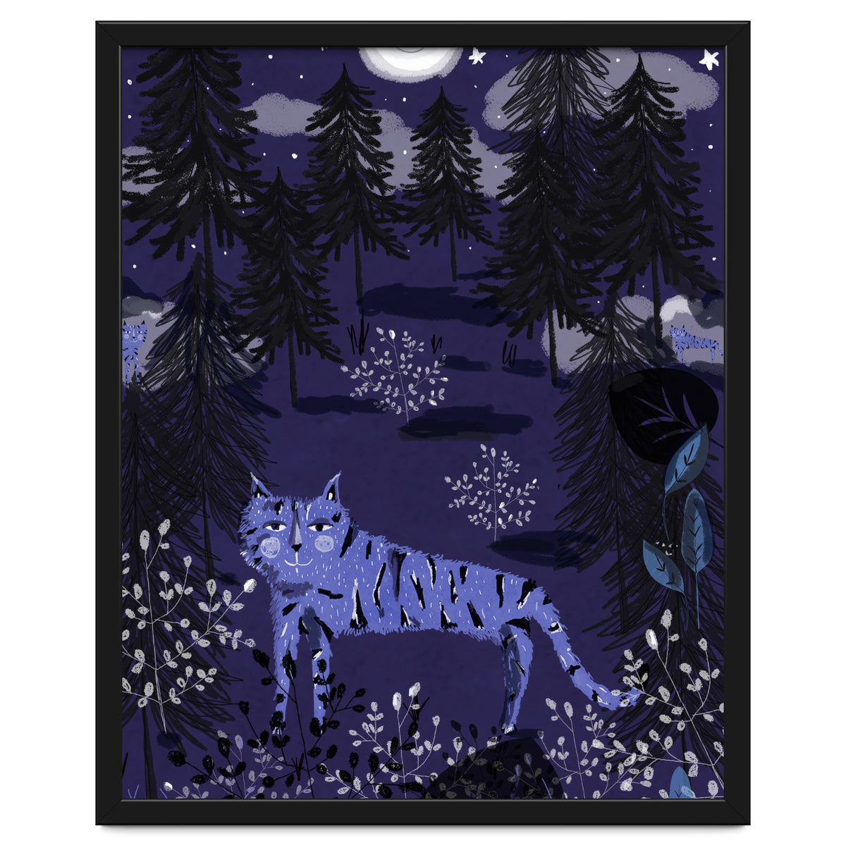 Night tigers  hide and seek