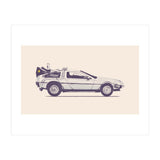 Delorean Back To The Future (Print Only) thumbnail