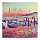 Boats On Lake Garda (Print Only) thumbnail
