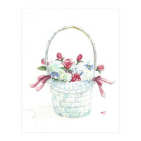 Basket of Roses (Print Only)