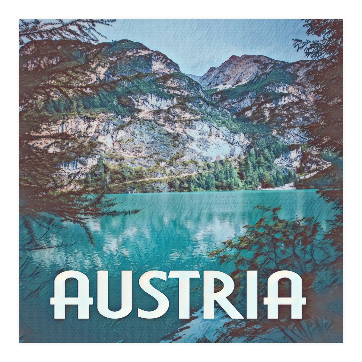 Paradise inside Austria. (Print Only)